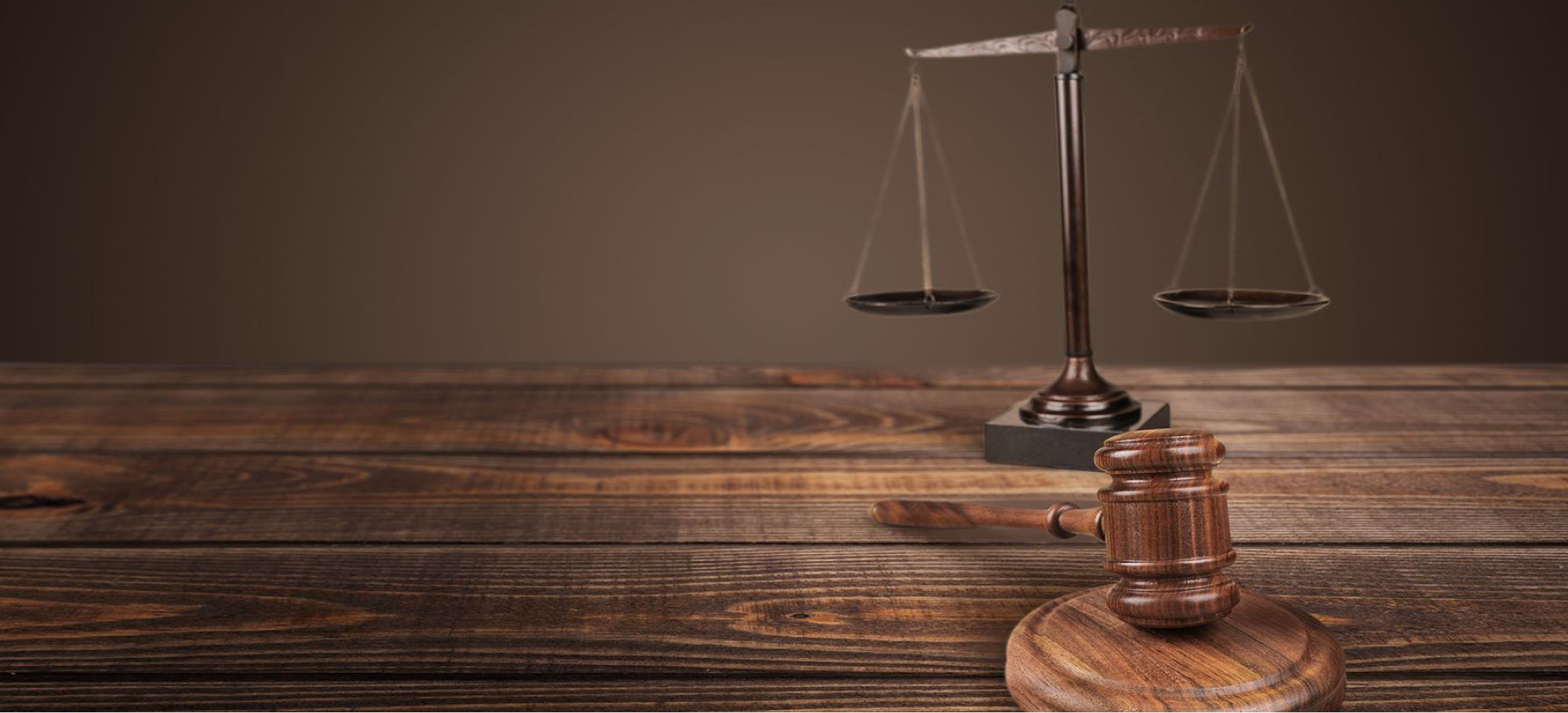 Background Image With Gavel And Justice Scales